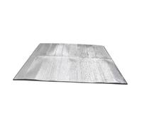 mophrati Esterilla Ligera de Aluminio Resistente al Polvo para Exteriores. Disfruta de Largos días en la Playa. Las esterillas de Picnic Son indispensables, Plata, 300 cm x 300 cm x 2.5 mm