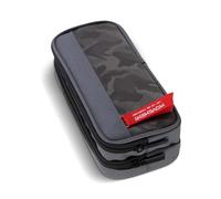 mophrati Estuche de lápices de Gran Capacidad, Caja de lápices, papelería, Estuche para bolígrafos, Suministros para Estudiantes, Bolsas de Almacenamiento para Regla, calculadora, Gris