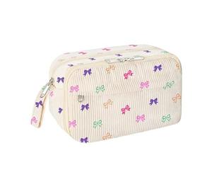 mophrati Estuche de lápices estético de Gran Capacidad con Compartimentos con Cremallera Estuches estéticos para lápices Estuche Blando Lona, Tipo+5