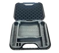 mophrati Estuche de transporte para micrófono de primera calidad. Caja almacenamiento para equipo micrófono que ofrece acceso completo y fácil al estuche del equipo.