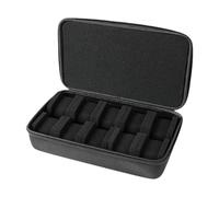 mophrati Estuche de viaje para relojes, para hombre y mujer, con 10 compartimentos, ideal para guardar relojes, con asa, ideal para viajar, joyero, expositor de, porta