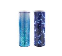 mophrati Estuche eléctrico para lápices, Caja para bolígrafos de Columna para Estudiantes de Escuela, contenedor Reutilizable con Pilas, Organizador Almacenamiento papelería