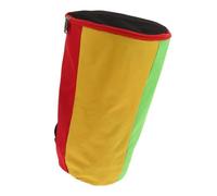 mophrati Estuche para djembé con doble correa para el hombro, funda para tambor africano, multicolor, resistente al agua, material: lona, acolchado.