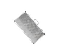 mophrati Estuche para micrófono de aleación de aluminio con cierres fácil apertura para guardar micrófonos tamaño estándar forma segura. Estuche protector con