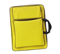 mophrati Estuche resistente con múltiples bolsillos para portafolios de arte, bolsa para guardar cuadernos de bocetos, mochila para artistas, material de