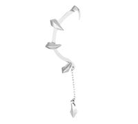 mophrati Exquisitos pendientes de clip góticos punk, pendientes de puño, joyería hip hop moda para mujeres y adolescentes, puño, clip, joyería rock hip hop para mujeres.