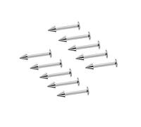 mophrati Fabulosos anillos de labio con pinchos para piercing corporal en plata que ofrecen una estética moderna diseñada para una expresión única. Anillos de labio con pinchos. Color plata. Material: