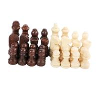 mophrati Figuras de ajedrez, peones, Piezas de figuritas, Divertidos Accesorios de para Madera Que fomentan la resolución de Problemas. Hay un Total de 32