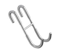 mophrati Gancho de almacenamiento en forma de S, ganchos colgantes para el hogar y el baño, colgador toallas Simple Universal acero inoxidable, maquinilla afeitar, perchas para fregador baño