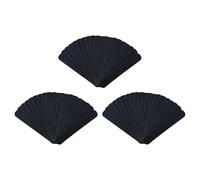 mophrati Gorras Fresh con Reductor de Talla, Bandas absorbentes de Humedad, Forro Transpirable, Almohadillas Desechables Resistentes a la Suciedad, Almohadilla Absorbente, Negro, 23.5 x 3.8 cm
