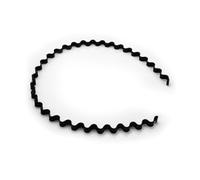 mophrati Grosor del aro del pelo estirable negro Unisex Universal estilo Simple Flexible buenos regalos equipo deportivo para hombres y mujeres, Ola 1