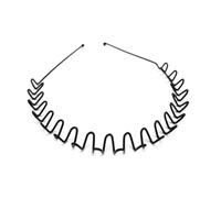 mophrati Grosor del aro del pelo estirable negro Unisex Universal estilo Simple Flexible buenos regalos equipo deportivo para hombres y mujeres, Anti-montaña