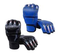 mophrati Guantes de Boxeo Ligeros para Entrenamiento de Boxeo y Sparring Que garantizan flexibilidad y Comodidad Durante los Ejercicios. Guantes de Levantamiento de Pesas para, Amoratado, L