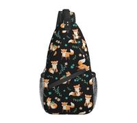 mophrati Hebilla de plástico para mochila de senderismo resistente y duradera, bandolera con flores de poliéster Changchun, bolso de hombro para hombre, estilo zorros