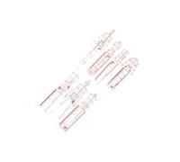 mophrati Herramientas de plástico PP transparente para ropa. Reglas flexibles y duraderas para sastres y diseñadores de moda. Su buena resiliencia garantiza una larga vida útil.