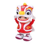 mophrati Hogar Escritorio Muñeca en Miniatura Decoración para Pastel Niño Juguetón Decoraciones Llamativas para Celebraciones de Año Nuevo Figuras de Muñecas en Miniatura Año Nuevo