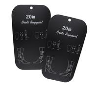 mophrati Hormas de zapatos prácticas, soporte para botas, soporte duradero, tablero moldeador que previene arrugas, insertos de plástico para hormas de zapatos.