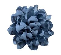 mophrati Impresionante broche de flor, un regalo ideal para cualquier ocasión. Expresa sentimientos y buenos deseos, realzando el encanto general. El broche sirve accesorio para, azul oscuro