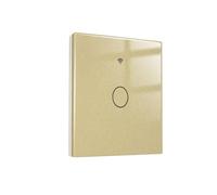 mophrati Interruptores de luz Inteligentes compatibles con Bluetooth Tuya, Panel Universal, Sensor táctil, módulo de sincronización de Voz, Oficina Inteligente, Oro