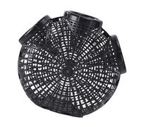 mophrati Jaula de Pesca eficiente, Jaula de Pesca portátil, Trampa para Peces, Red Duradera para atrapar cangrejos, Cesta Premium para cangrejos, atrapa, Gran Capacidad, Negro, 31x10x27cm