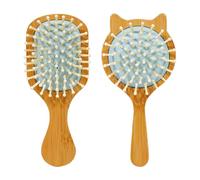 mophrati Juego de cepillos desenredantes, miniherramientas para el cabello, peinado suave y uniforme para todo tipo de cabello, idea de regalo, tamaño compacto, minicepillo