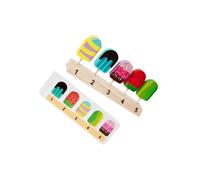 mophrati Juego de Comida de para Madera para niños Que Mejora el Desarrollo cognitivo con experiencias de Aprendizaje interactivas Durante el Juego. de Comida, Paleta, 21.7 x 4 x 9 cm