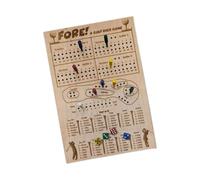 mophrati Juego de Dados de Golf portátil y Divertido, diseñado con Estilo, Que Ofrece emoción y Competencia con Familiares y Amigos. Tablero Entrenamiento Pensamiento lógico Familiar.