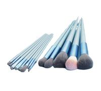 mophrati Juego de maquillaje Level Up con juego de brochas maquillaje Las cerdas aspecto impecable son suaves y cómodas para la piel Brocha para colorete en polvo, Cielo azul