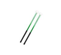 mophrati Juego de mazas para timbales de batería. Accesorios musicales multiusos. Baquetas para timbales en todo tipo de configuraciones de batería. Sin deformación ni, verde, 39.7 x 3.6 x 1.5 cm