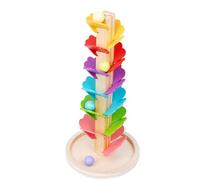 mophrati Juego de Pista de Bolas con Forma de árbol Musical, Juguete Educativo de para Madera con Gotas de arcoíris, Que Mejora el Desarrollo de Habilidades