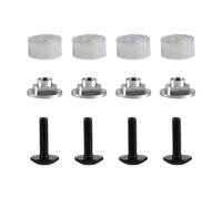 mophrati Juego de Tornillos y Tuercas para Viseras de Hockey sobre Hielo. Garantiza una Larga Vida útil. El diámetro Interior del Orificio es 5 mm.