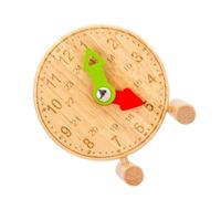 mophrati Juguete de Reloj de para Madera Tiempo enseñanza Educación Jardín Infantes Desarrollo Inteligencia Aprendizaje temprano para Padres e Hijos para niños