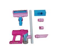 mophrati Juguete Educativo para niños, aspiradora, electrodomésticos con destreza Manual para niños pequeños, Juego Seguro para niñas y, Juguete de Aprendizaje para el, Rosa, 15.7 x 7 x 76 cm