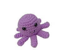 mophrati Kit de crochet para principiantes: Peluche de punto hecho a mano, introducción a la artesanía creativa, juego manualidades con coordinación mano-ojo, kit crochet animales, bricolaje para