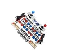 mophrati Kit de joystick arcade DIY, placa USB con joysticks y botones para Win10/8/7/Vista, compatible con botones para Linux continuo.