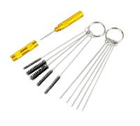 mophrati Kits esenciales de limpieza de aerógrafos Kits de herramientas de reparación de pintura en aerosol diseñados para respaldar el arte profesional