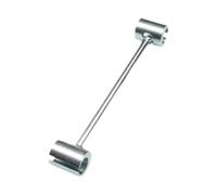 mophrati Las herramientas de llave ajustable brindan una ergonomía eficiente para ajustes rápidos en reparaciones de bisagras de puertas, lo que hace la vida más fácil, Plata, 19 mm a 25 mm