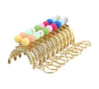 mophrati Llavero de primera calidad, accesorio de llavero práctico y elegante para diario y regalos, cabeza cuentas muy única con