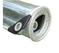 mophrati Lona Transparente de Resistencia para Peak Estatus Impermeable óptimo Lonas Transparentes de Resistencia Impermeable confiable UV Weather Bubble Tent, Color Transparente, 2m*4m