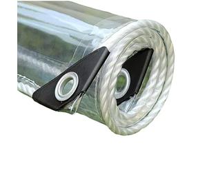 mophrati Lona Transparente de Resistencia para Peak Estatus Impermeable óptimo Lonas Transparentes de Resistencia Impermeable confiable UV Weather Bubble Tent, Color Transparente, 2m*4m