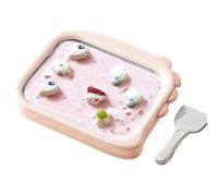 mophrati Máquina para hacer bolas de helado caseras, máquina para hacer yogur helado instantáneo, máquina para hacer helado suave, vaso para granizado, A