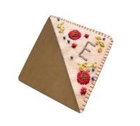 mophrati Marcapáginas de esquina cosida con página triangular de fieltro vibrante, añade estilo a la lectura, agradables separadores páginas, versatilidad, otoño mi