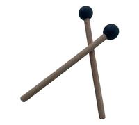 mophrati Mazos de Para madera para percusión de xilófono de campana, mazo de goma duradero, kit de mazos de diseño preciso, sin concesiones, de campana para xilófono de, Negro, 18.5 x 2.5 cm