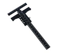 mophrati Medidor de marcado de aleación de aluminio Herramienta de bricolaje adecuada para múltiples aplicaciones de artesanía Medidor de marcado que se, Sin ajuste fino, 22.9 x 9 cm