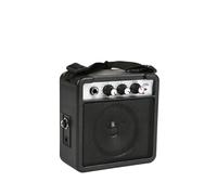 mophrati Mini amplificador de guitarra portátil. Amplificador de guitarra eléctrica. Música dondequiera que vayas. Solución sonido compacta y flexible para músicos. Equipo, negro, 12.5 x 12.5 x 6 cm