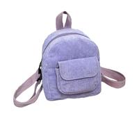 mophrati Mini Mochila Ligera y portátil para Mujer, Mochila pequeña de Pana para Profesionales ocupados, Estructura Duradera, púrpura