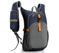 mophrati Mochila compacta de senderismo, ligera y versátil para mujer. Capacidad, transpirable y ampliable, ideal para actividades al aire libre y desplazamientos, Gris morado, 15L