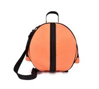 mophrati Mochila de Baloncesto con Correa Ajustable, Bolsa de fútbol, Bolsillo Entrenamiento, Tela Oxford, Compartimento para Botella Agua fútbol, Mochila , Naranja