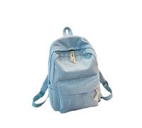mophrati Mochila de terciopelo, forro de poliéster Color sólido, elegante, gran capacidad, para estudiantes, niñas, adolescentes, mochila escolar universitaria