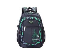 mophrati Mochila Escolar para niños Adolescentes - Mochila Impermeable de Malla de Gran Capacidad Mochilas de Nailon Durabilidad para niños Fabricada en Nailon, Verde